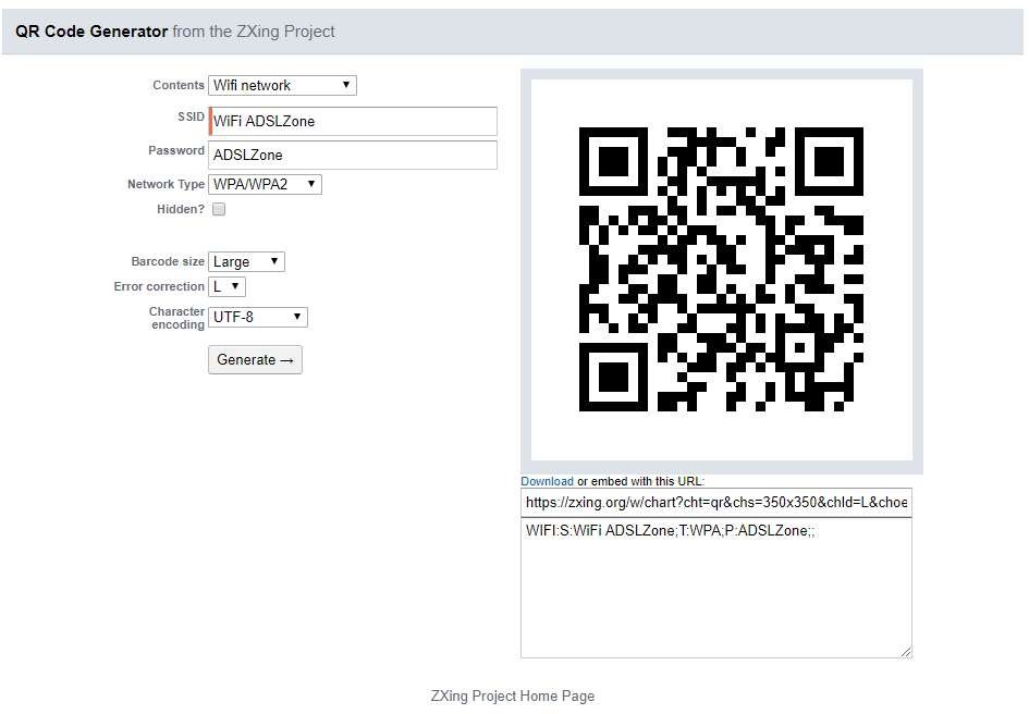 Comparte la contraseña de tu Wifi con un QR