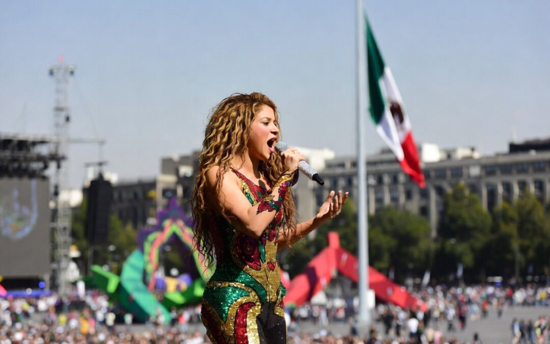 Shakira rompe el récord del Zócalo