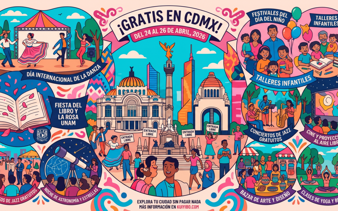 Qué hacer gratis en CDMX del 24 al 26 de abril 2026