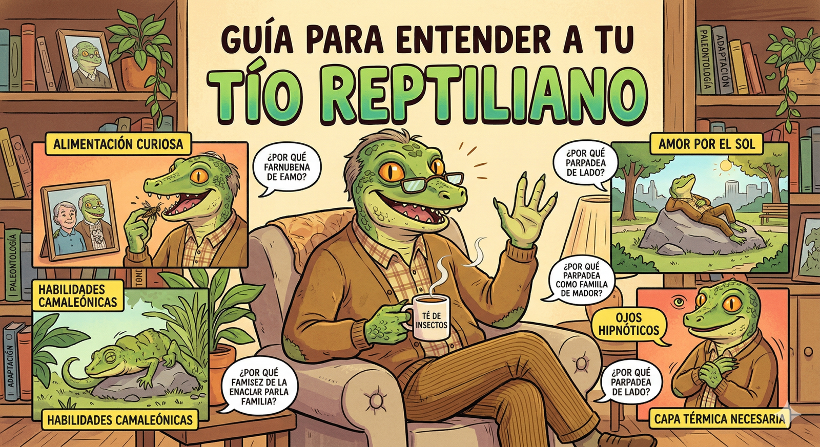 guia para entender a tu tío reptiliano Kuiyibo