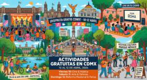 Qué hacer gratis en la CDMX del 10 al 12 de abril